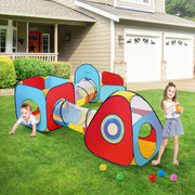 5 in 1 Kids Play Tent with Tunnel, Basketball Hoop for Boys, Girls, Babies and Toddlers, Indoor/Outdoor Pop V952-PPSDZPX5DCS0ZMG6CV0