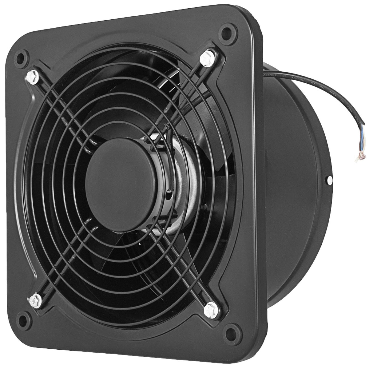 Industrial Ventilation Extractor Metal Axial Exhaust Commercial 12 inch Air Blower Fan 250MM opening exhaust V952-PQFJYNF-250-2T001V7
