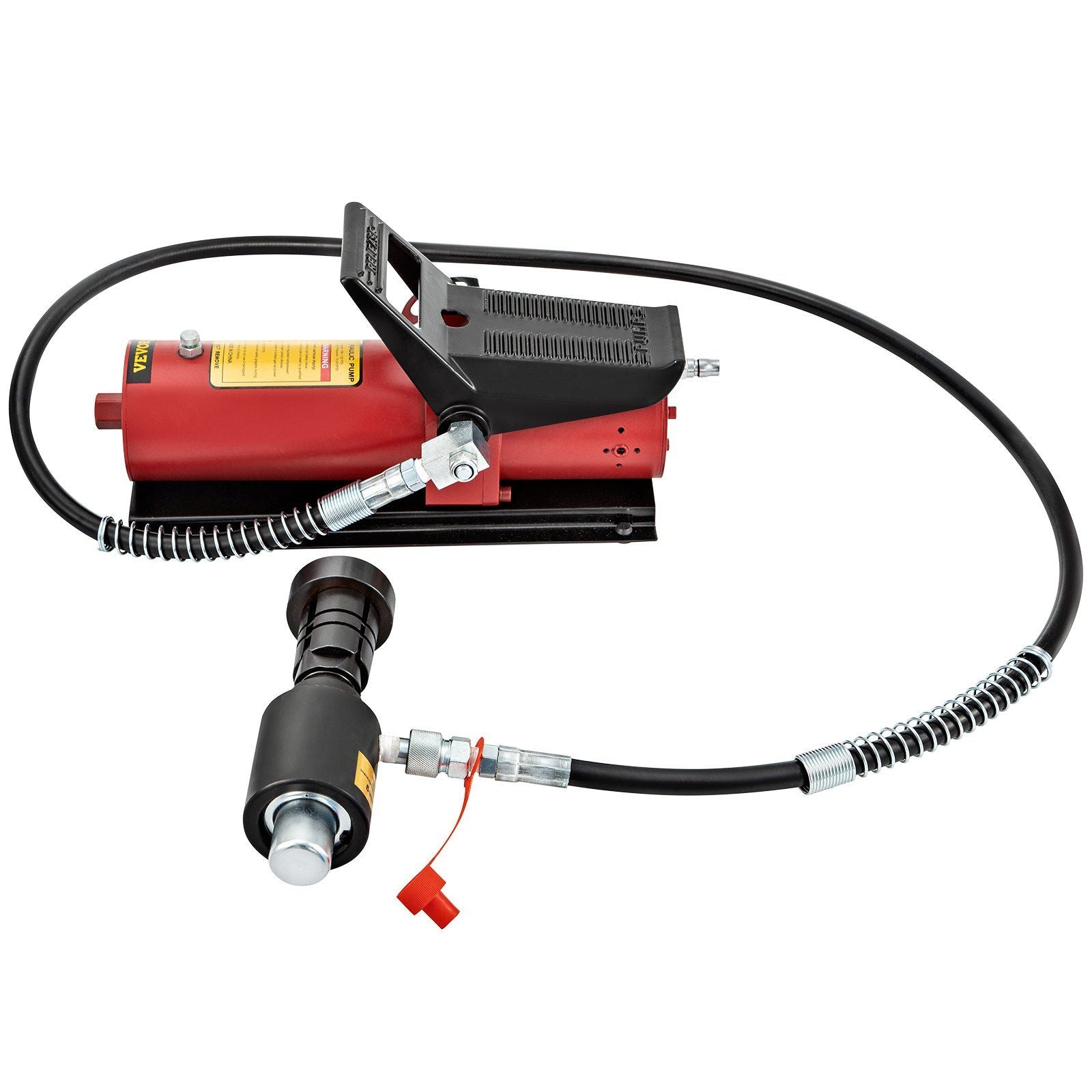 Hydraulic Exhaust Pipe Expander, 1-5/8" to 4-1/4" Size, 10 T Pedal Pump Included with 4 Dies, 2 Storage Cases V952-PQGKZQJDK74146FT0V0