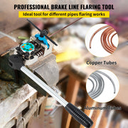Brake Line Flaring Tool, 45 Degree Single, Double, and Bubble Flares for 3/16", 1/4", 5/16" and 3/8" Tube V952-PQGKZQJS42716DF31V0