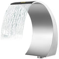 Stainless Steel Pool Fountain 17.7 x 11.8 x 23.6 inches Pool Fountain Silver Pool Fountains for In Ground V952-PQSBJPJYCHGPT0001V0