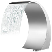 Stainless Steel Pool Fountain 17.7 x 11.8 x 23.6 inches Pool Fountain Silver Pool Fountains for In Ground V952-PQSBJPJYCHGPT0001V0