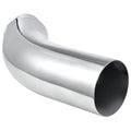 Elbow Exhaust Tip, 101.6mm Inlet, 152.4mm Outlet, 584mm Overall Length, Chrome Turn Down Exhaust Tip with V952-PQWGZWGRK4IN0RPH2001V0
