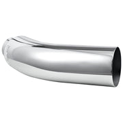 Elbow Exhaust Tip, 101.6mm Inlet, 152.4mm Outlet, 584mm Overall Length, Chrome Turn Down Exhaust Tip with V952-PQWGZWGRK4IN0RPH2001V0
