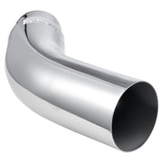 Elbow Exhaust Tip, 127mm Inlet, 152.4mm Outlet, 584mm Overall Length, Chrome Turn Down Exhaust Tip with Clamp V952-PQWGZWGRK5INWJ6MB001V0