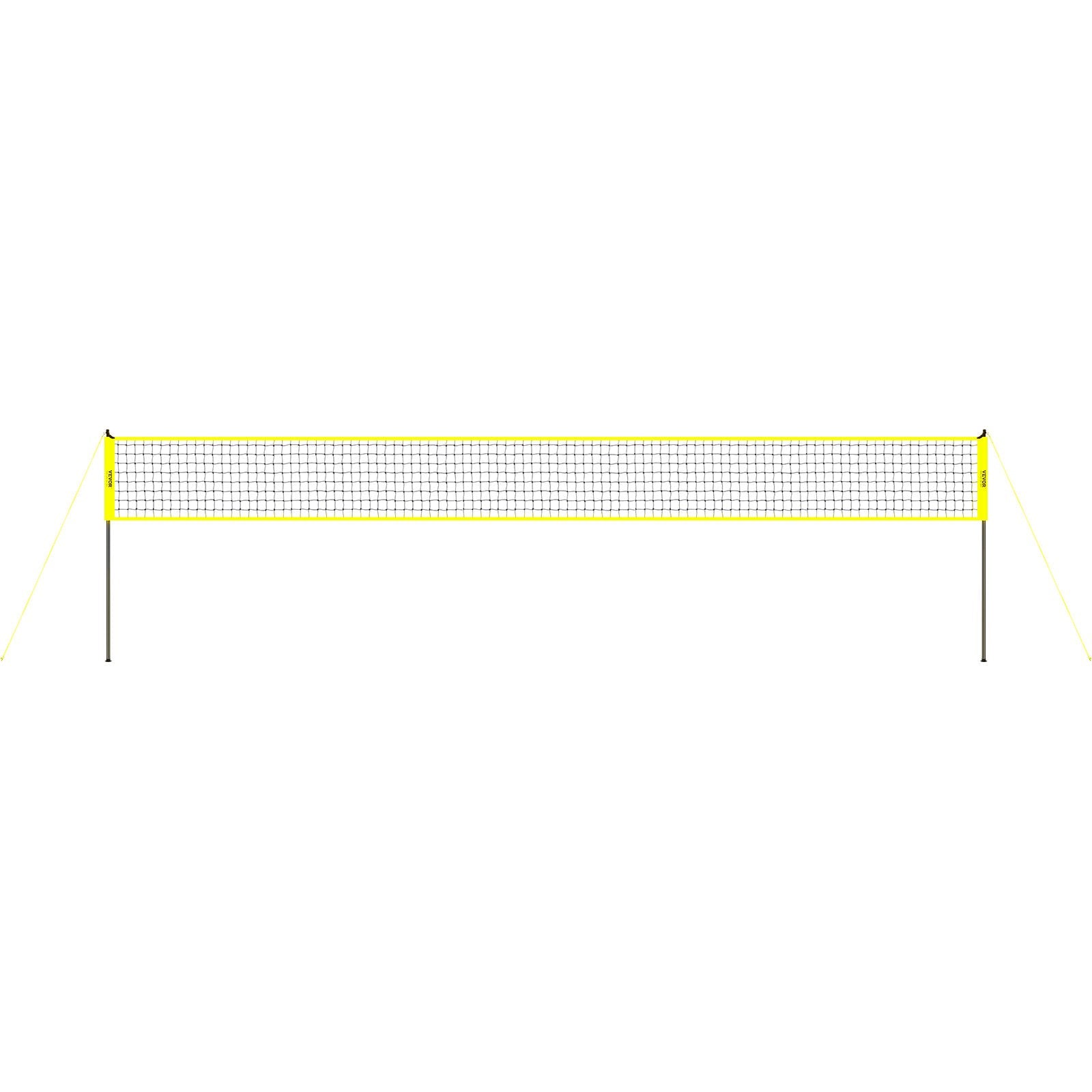 Outdoor Portable Volleyball Net System, Adjustable Height Steel Poles, Professional Volleyball Set with PVC V952-PQWTZ323YCGGGY3MUV0