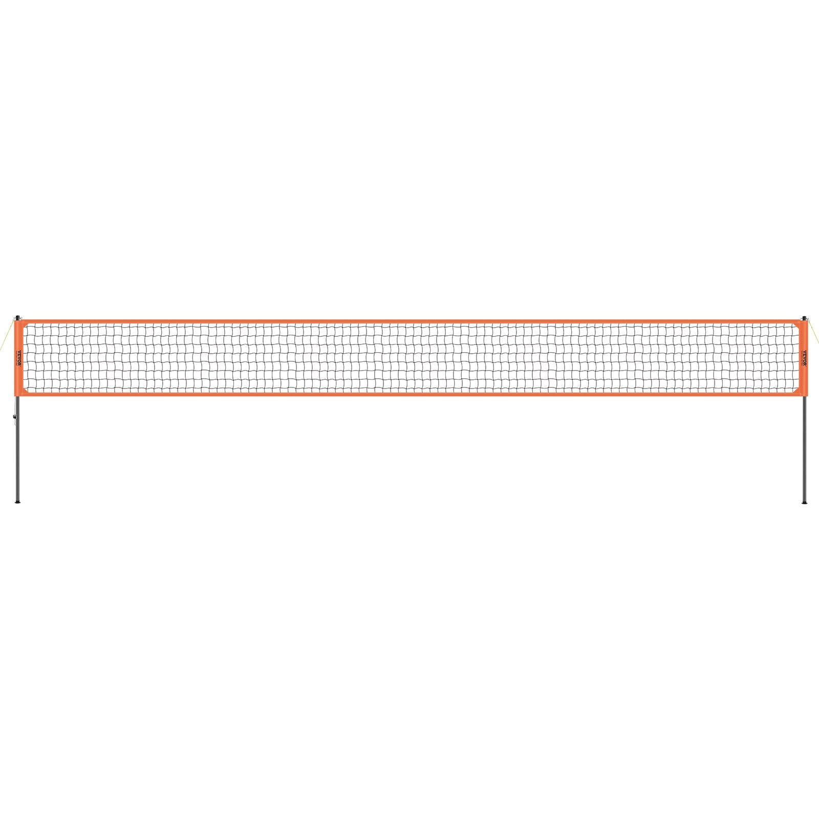 Outdoor Portable Volleyball Net System, Adjustable Height Aluminum Poles, Professional Volleyball Set with V952-PQWTZ323YCLGRY89QV0