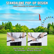 Freestanding Volleyball Training Net for Indoor or Outdoor Use, Adjustable Height Portable Net System with V952-PQXLW14YC00098F67V0