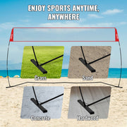 Freestanding Volleyball Training Net for Indoor or Outdoor Use, Adjustable Height Portable Net System with V952-PQXLW14YC00098F67V0