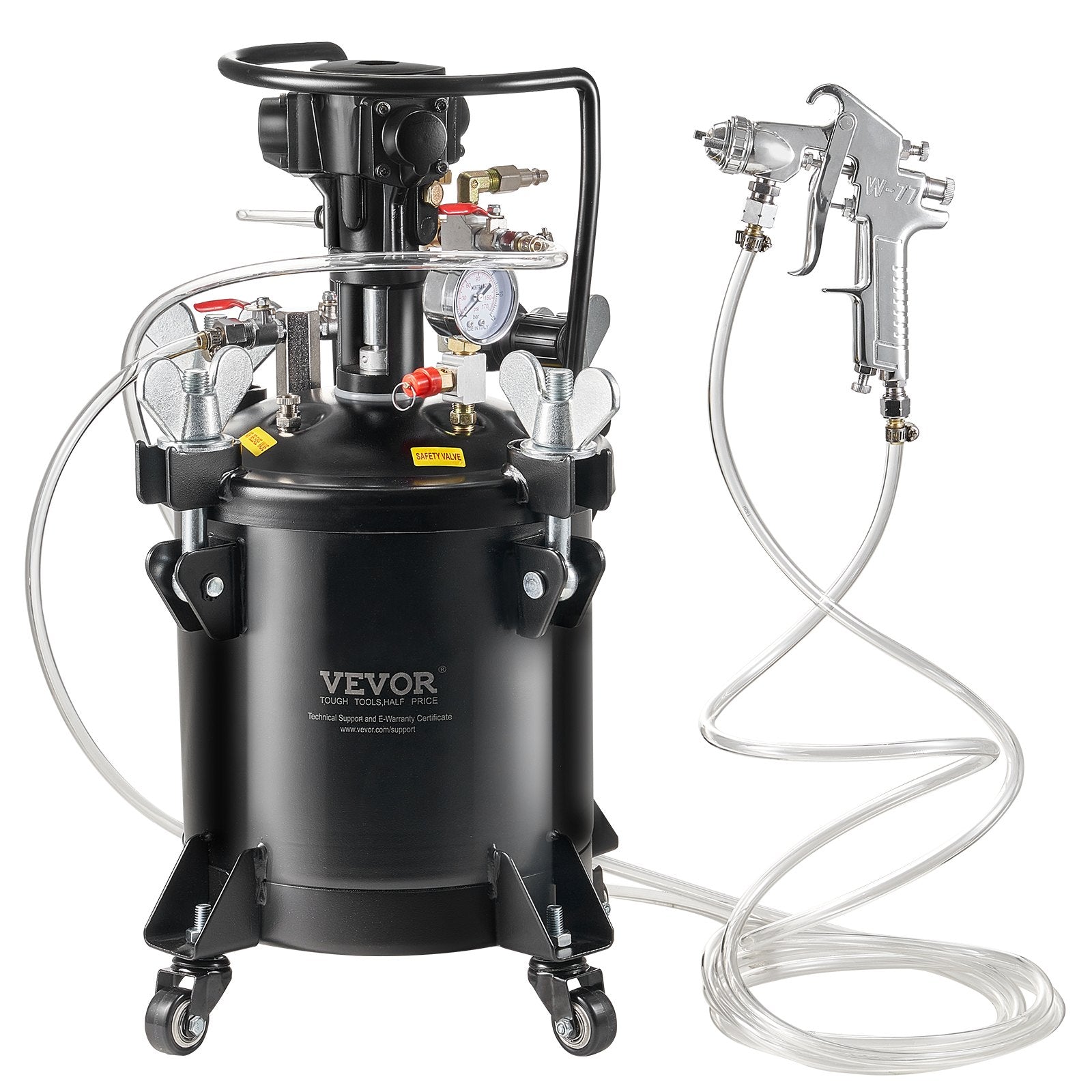 Spray Paint Pressure Pot Tank 10 L/2.5 gal Fully Automatic Stirring 70 psi V952-PQYLGZDXAX103KN4VV0