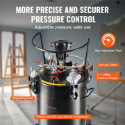Spray Paint Pressure Pot Tank 30 L/7.5 gal Fully Automatic Stirring 70 psi V952-PQYLGZDXAX307FQN0V0