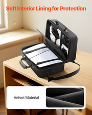 PS5 Carrying Case Travel Bag for Playstation 5 Slim EVA Soft Lining V952-PS5YSBQBYBPS0MVQB001V0