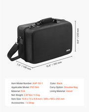 PS5 Carrying Case Travel Bag for Playstation 5 Slim EVA Soft Lining V952-PS5YSBQBYBPS0MVQB001V0