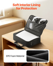 PS5 Carrying Case Travel Bag for Playstation 5 PS5 Slim Waterproof Nylon V952-PS5YSBQBYBTY36GTO001V0