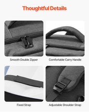 PS5 Backpack Dual Shoulder Travel Bag for Playstation 5 PS5 Slim Nylon V952-PS5YSBQBYBTYH6RTB001V0