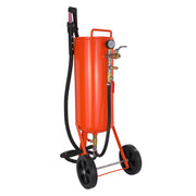 10 Gallon Heavy-Duty Sand Blaster, 60-110 PSI High Pressure Sandblaster, Portable Abrasive Blasting Tank, Air V952-PSG10JL6125PCA4TFV0