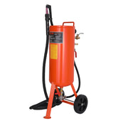 10 Gallon Heavy-Duty Sand Blaster, 60-110 PSI High Pressure Sandblaster, Portable Abrasive Blasting Tank, Air V952-PSG10JL6125PCA4TFV0