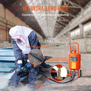 5 Gallon Sand Blaster 60-110 PSI High Pressure Sandblaster with 4 Nozzles V952-PSG5JL6125PS7XJMJV0