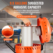 28 Gallon Vacuum Sand Blaster, Dustless Sandblaster with Built-in 1200W Vacuum System for Dust Control and V952-PSGP286125PSIP3JOV3