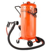 28 Gallon Vacuum Sand Blaster, Dustless Sandblaster with Built-in 1200W Vacuum System for Dust Control and V952-PSGP286125PSIP3JOV3