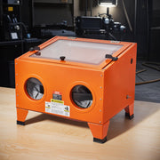 25 Gallon Sandblasting Cabinet, 40-120PSI Portable Benchtop Sand Blasting Cabinet, Heavy Duty Steel Sand V952-PSJ25JLW00002P4MFV3