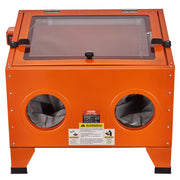 25 Gallon Sandblasting Cabinet, 40-120PSI Portable Benchtop Sand Blasting Cabinet, Heavy Duty Steel Sand V952-PSJ25JLW00002P4MFV3