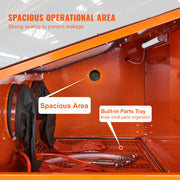 60 Gallon Sand Blasting Cabinet with Stand with Blasting Gun & 4 Nozzles V952-PSJ60JLW0000PHICYV3