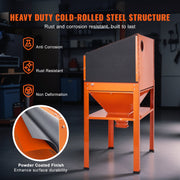 60 Gallon Sand Blasting Cabinet with Stand with Blasting Gun & 4 Nozzles V952-PSJ60JLW0000PHICYV3