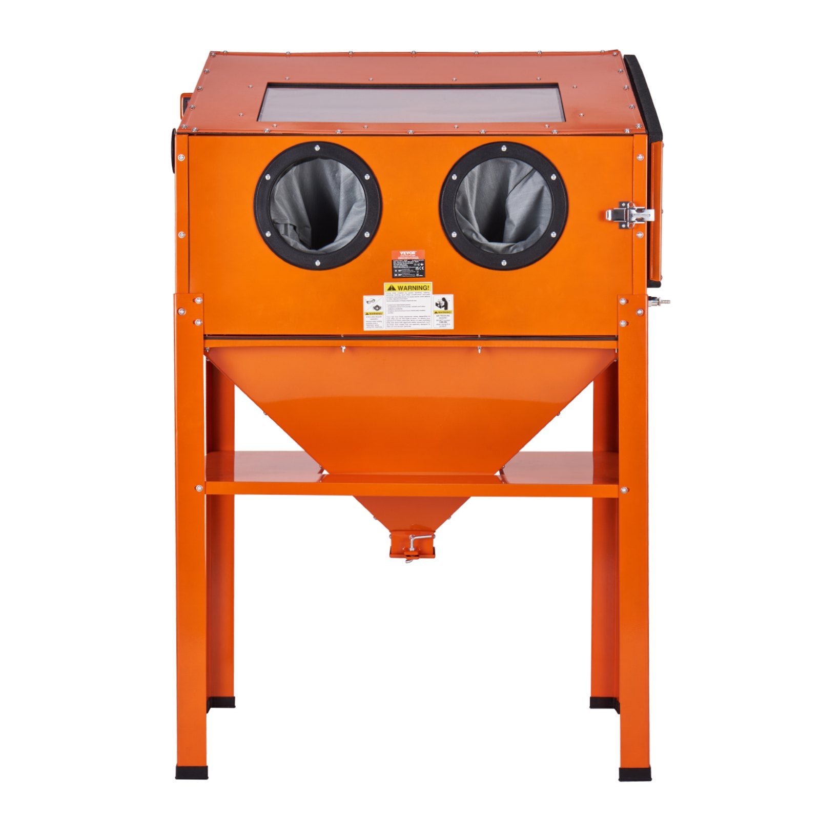 60 Gallon Sand Blasting Cabinet with Stand with Blasting Gun & 4 Nozzles V952-PSJ60JLW0000PHICYV3