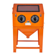 90 Gallon Sandblasting Cabinet with 1.8 Gallon Dust Collection System, 40-120PSI Sand Blasting Cabinet with V952-PSJ90JLY0000LHGAJV3