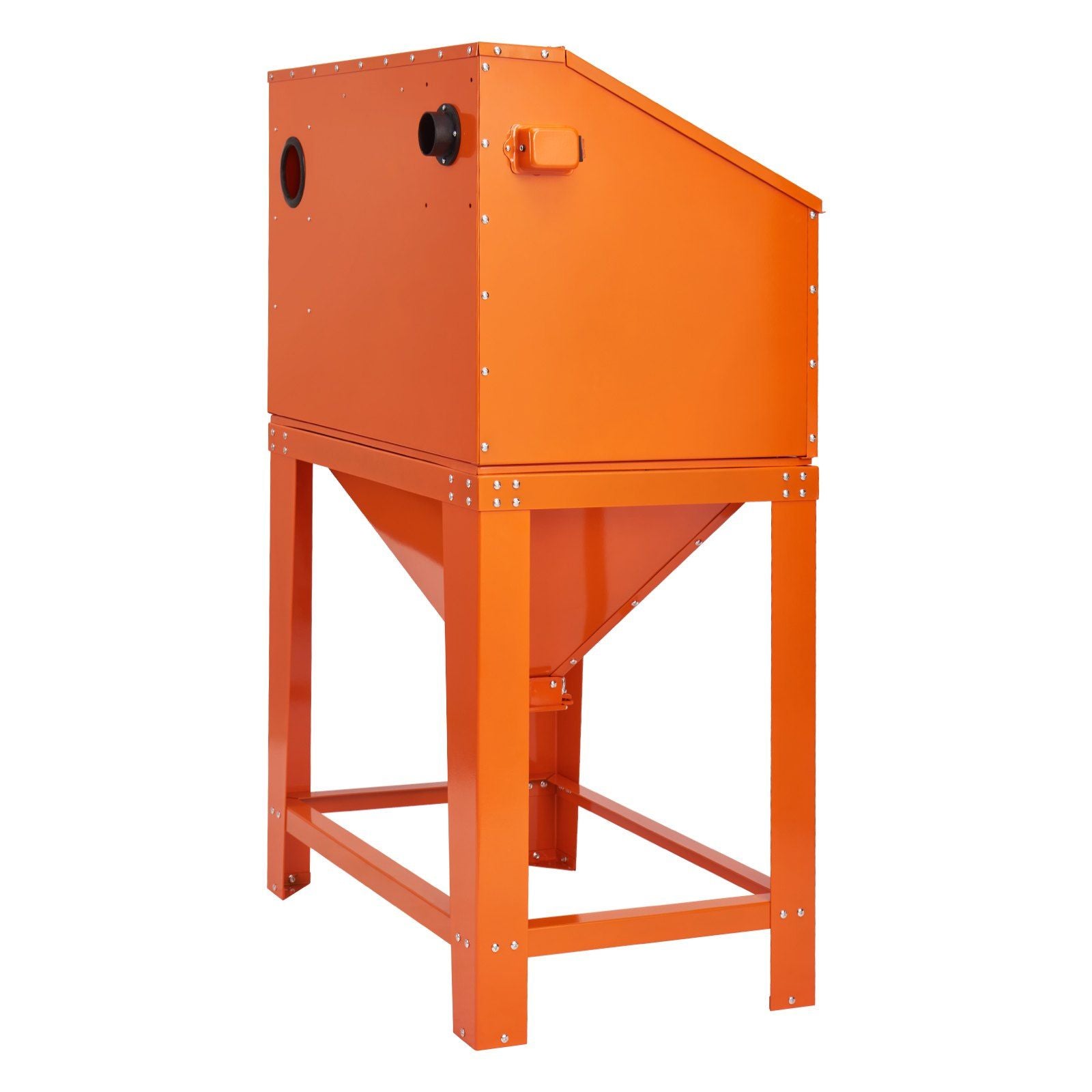 90 Gallon Sandblasting Cabinet with 1.8 Gallon Dust Collection System, 40-120PSI Sand Blasting Cabinet with V952-PSJ90JLY0000LHGAJV3