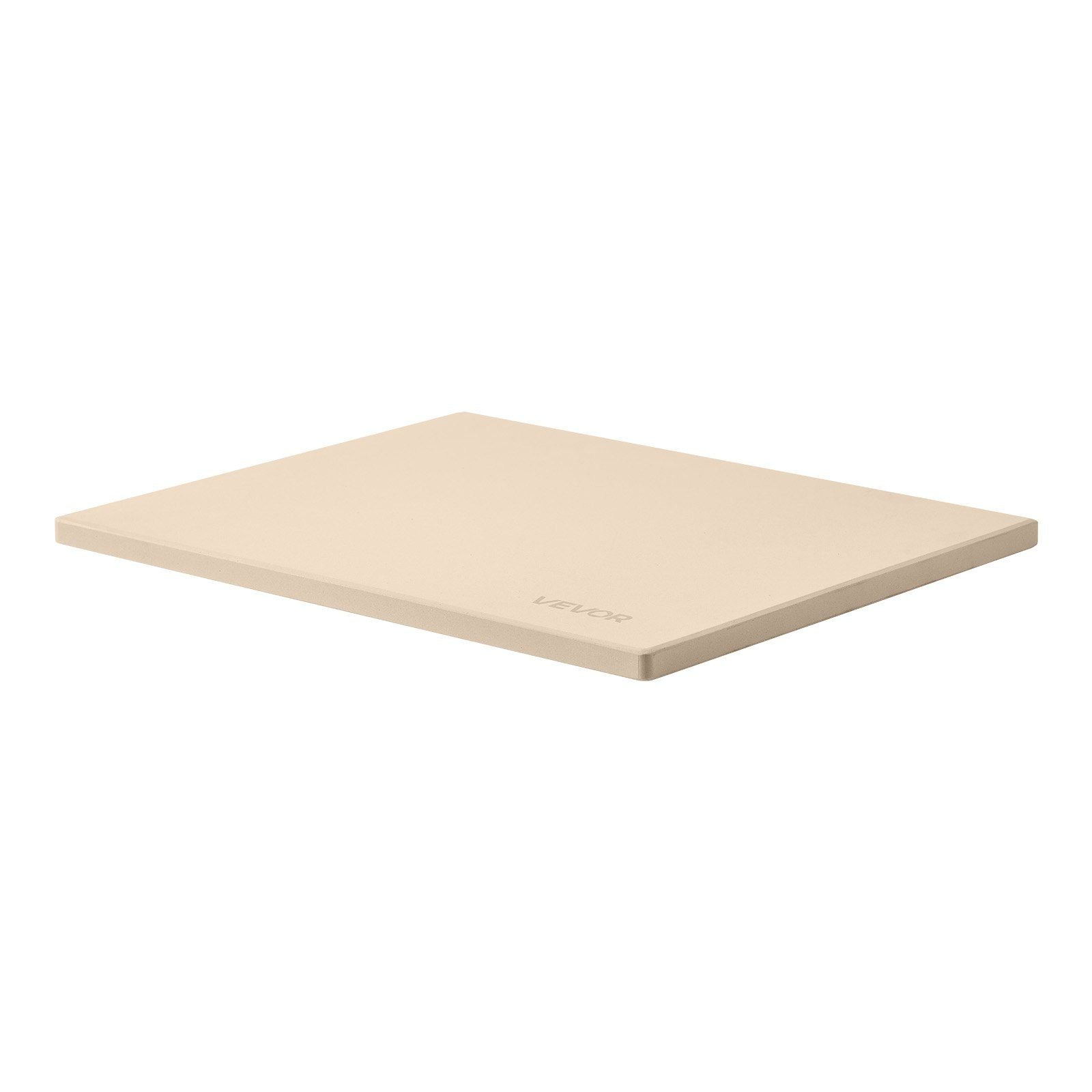 Pizza Stone, 406 x 355 mm Rectangular Cordierite Pizza Stone, Extra Large Baking-Stone with Scraper, 15 mm V952-PSSJQSJX1614V8WHJ001V0