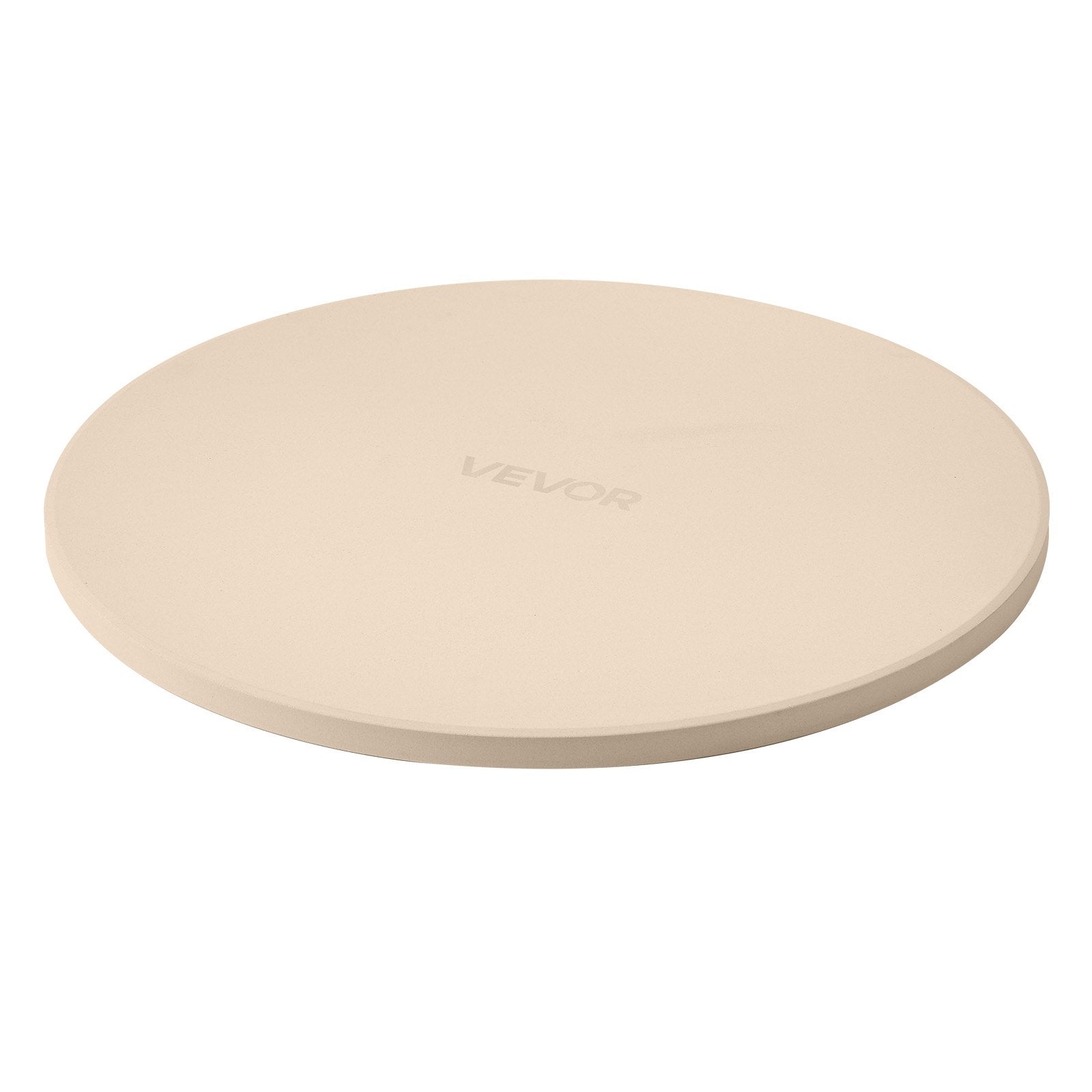 Pizza Stone, 381 mm Round Cordierite Pizza Stone, Extra Large Baking-Stone with Aluminum Peel, 17 mm V952-PSSJQSYX15INBTVJF001V0