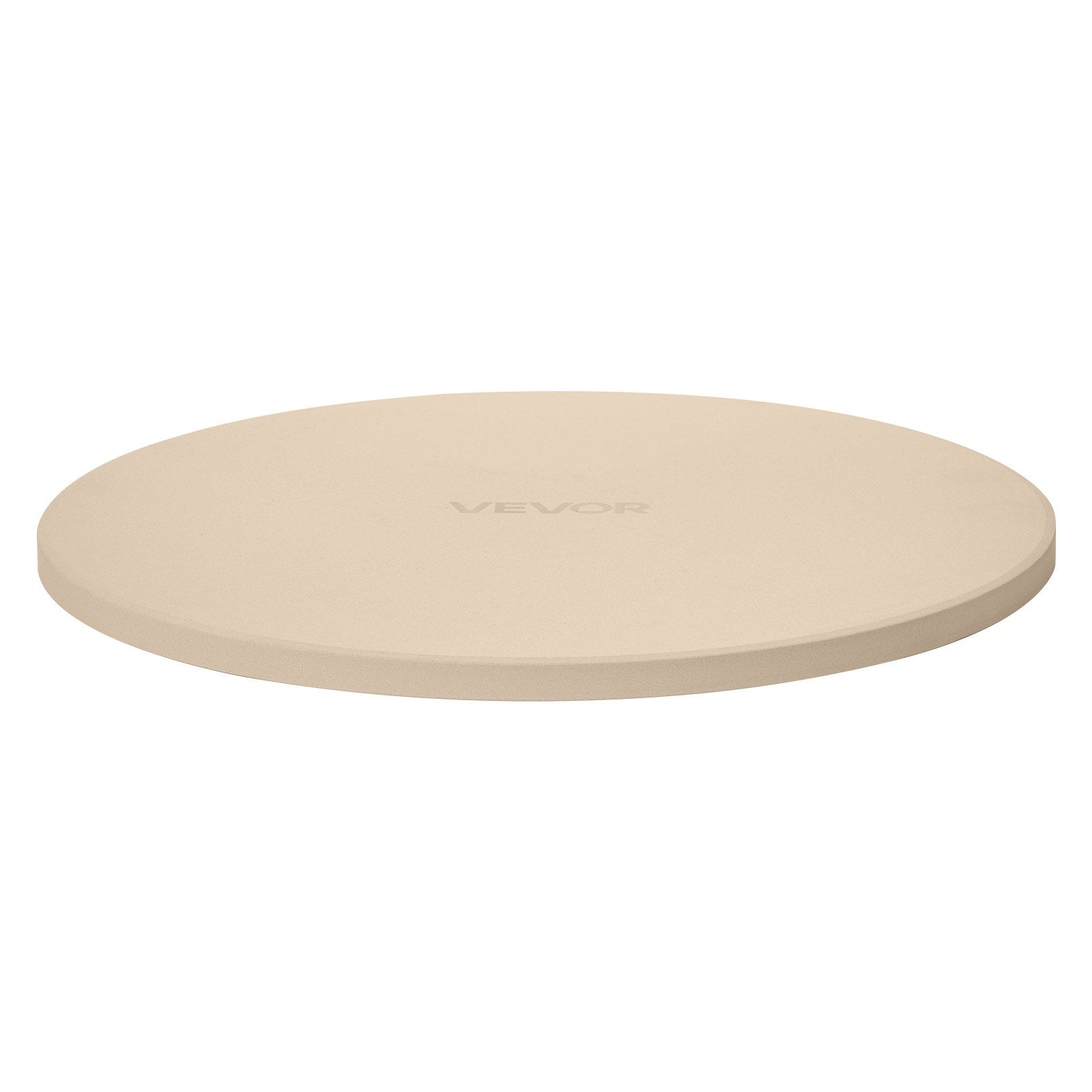 Pizza Stone, 381 mm Round Cordierite Pizza Stone, Extra Large Baking-Stone with Aluminum Peel, 17 mm V952-PSSJQSYX15INBTVJF001V0