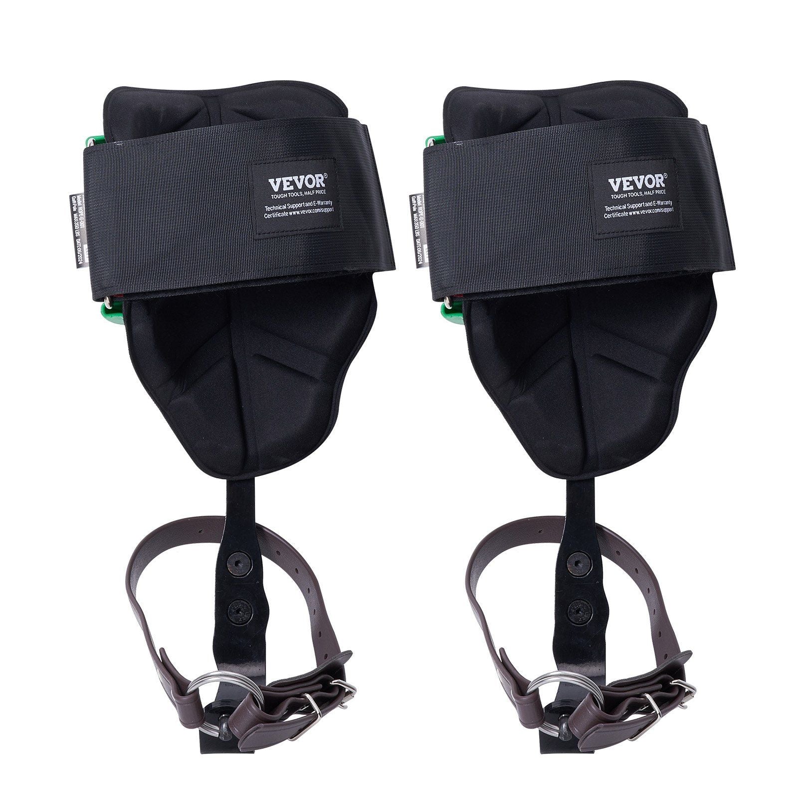 Tree Climbing Spikes, 1 Pair Alloy Steel Climbing Spurs, 350lbs Load Capacity Tree Climbing Gear with Straps V952-PSZZDPKSLEVAFSL9AV0