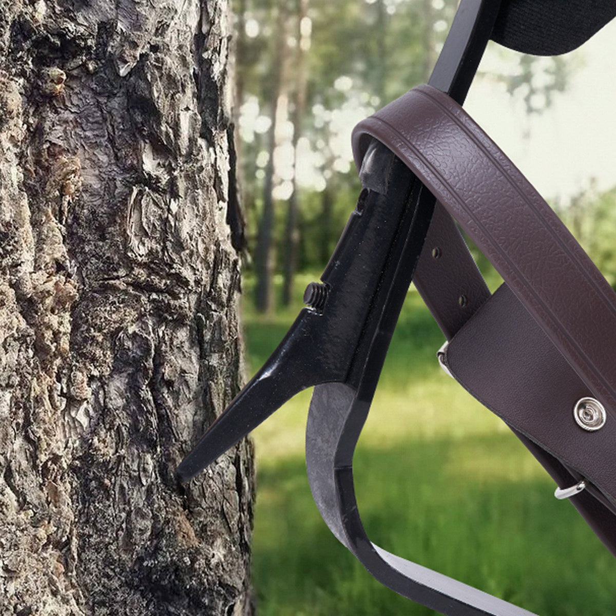 Tree Climbing Spikes, 1 Pair Alloy Steel Climbing Spurs, 350lbs Load Capacity Tree Climbing Gear with Straps V952-PSZZDPKSLEVAFSL9AV0