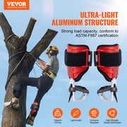 Tree Climbing Spikes, 1 Pair Aluminum Climbing Spurs, 350lbs Load Capacity Tree Climbing Gear with Straps and V952-PSZZHSDPKSLEDZ2TTV0