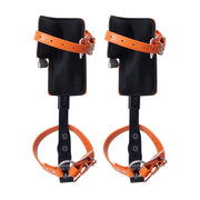 Tree Climbing Spikes Set, 1 Pair Alloy Steel Climbing Spurs with Safety Rope and Safety Harness, 350lbs Load V952-PSZZPZCZHKPZ0IXFTV0
