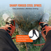 Tree Climbing Spikes Set, 1 Pair Alloy Steel Climbing Spurs with Safety Rope and Safety Harness, 350lbs Load V952-PSZZPZCZHKPZ0IXFTV0