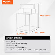 Towel Rack 8-Bar Outdoor PVC Towel Holder for Poolside Spa Bathroom White V952-PTMJJJXBS8GCN52QDV0