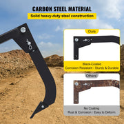 Hitch Mounted Ripper, 40.6cm Shank Length Box Scraper Shank, 4 Hole Site Box Blade for Tractor, 2 Locating V952-PTQLTYCHSBD1609FFV0