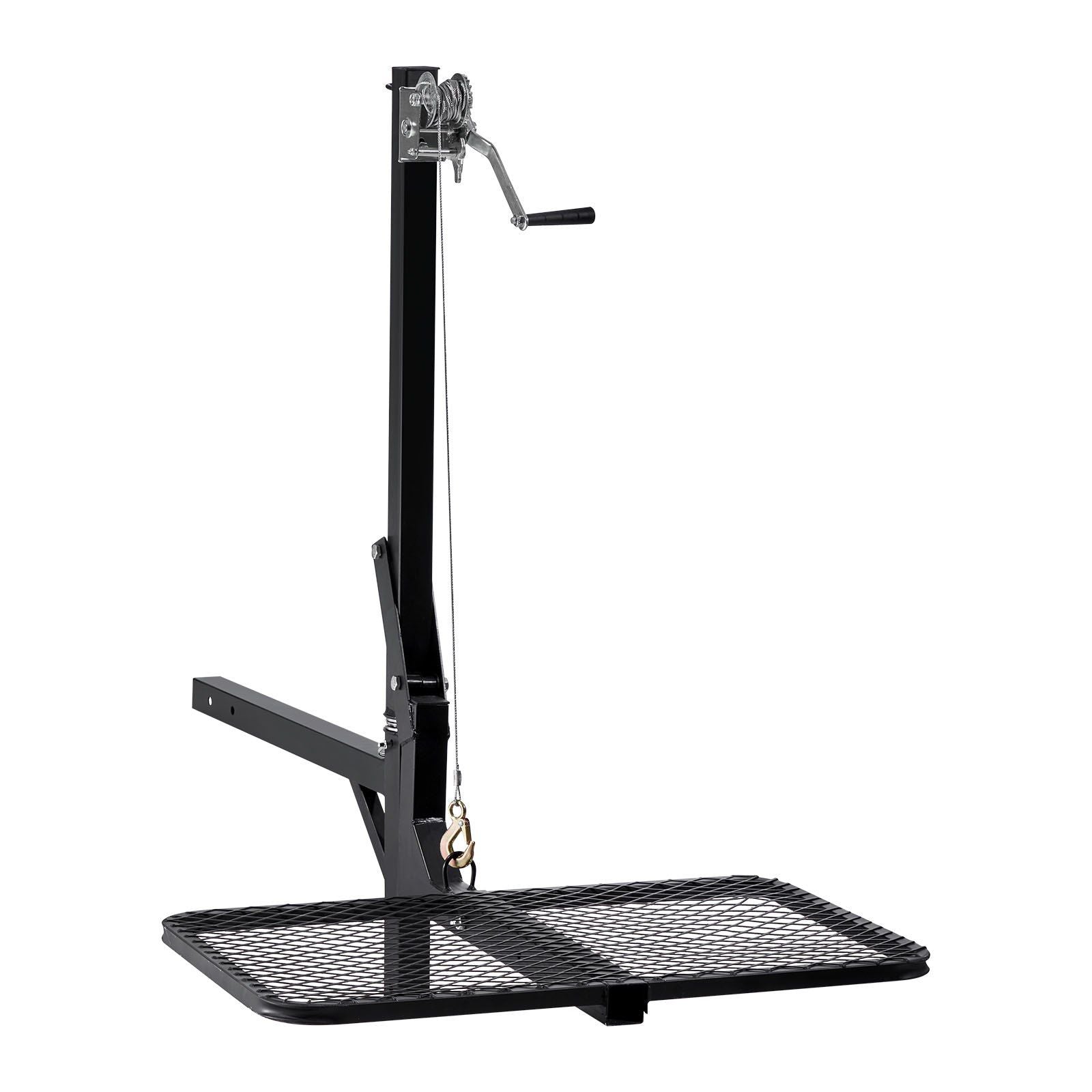 Hitch Deer Hoist with Lifting System Platform, 300 lbs Load Capacity, Game Hoist Winch Lift with 2-inch V952-PTSLSHL300LBWVV3H001V0
