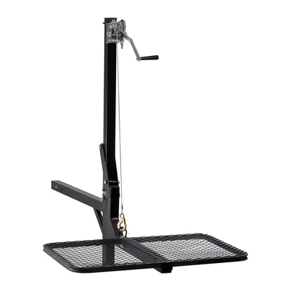 Hitch Deer Hoist with Lifting System Platform, 300 lbs Load Capacity, Game Hoist Winch Lift with 2-inch V952-PTSLSHL300LBWVV3H001V0