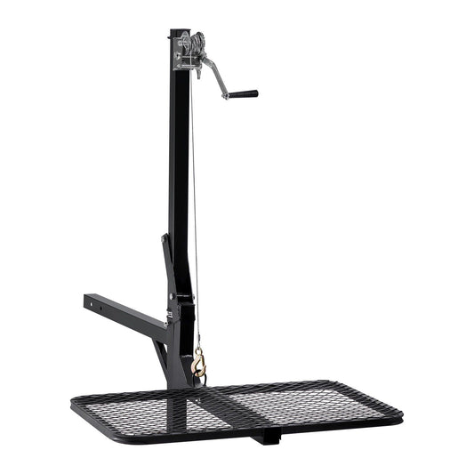 Hitch Deer Hoist with Lifting System Platform, 300 lbs Load Capacity, Game Hoist Winch Lift with 2-inch V952-PTSLSHL300LBWVV3H001V0
