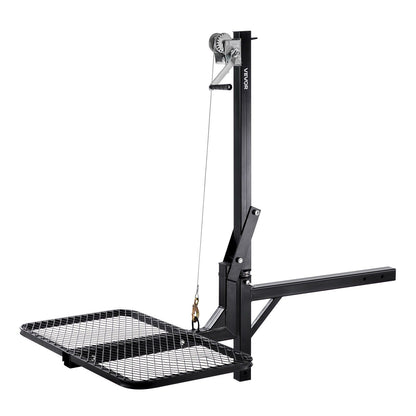 Hitch Deer Hoist with Lifting System Platform, 300 lbs Load Capacity, Game Hoist Winch Lift with 2-inch V952-PTSLSHL300LBWVV3H001V0