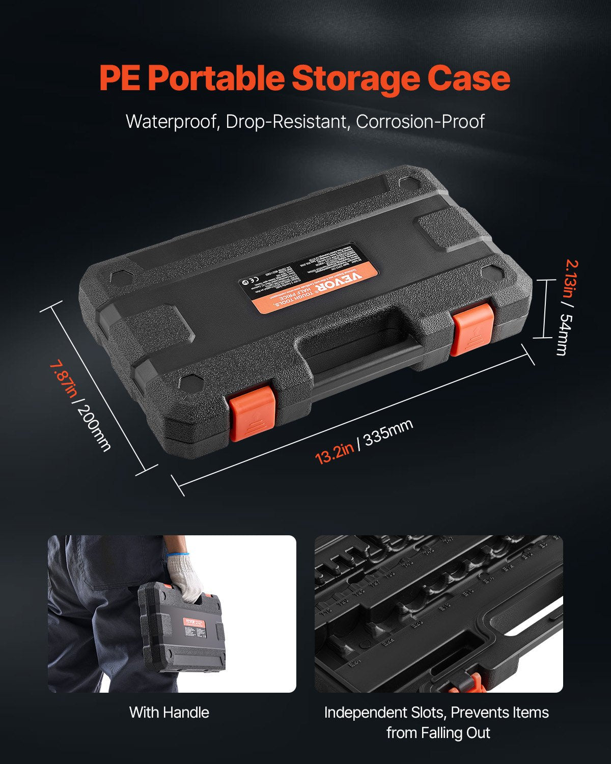 Torx Bit Socket and External Torx Socket Set 31-Piece T8-T70 and E4-E24 Steel V952-PTTT143812TORESE9V0