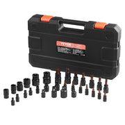 Torx Bit Socket and External Torx Socket Set 31-Piece T8-T70 and E4-E24 Steel V952-PTTT143812TORESE9V0