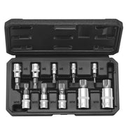 XZN Triple Square Spline Bit Socket Set 10-Piece M4-M18 Cr-V Steel Storage Case V952-PTTT143812XZUOMMXV0