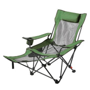 Reclining Camping Chair, 4 Adjustable Positions, Portable Folding Lounger for Adults, Mesh Beach Chair with V952-PTTYXTTYWBXLY6SQI002V0