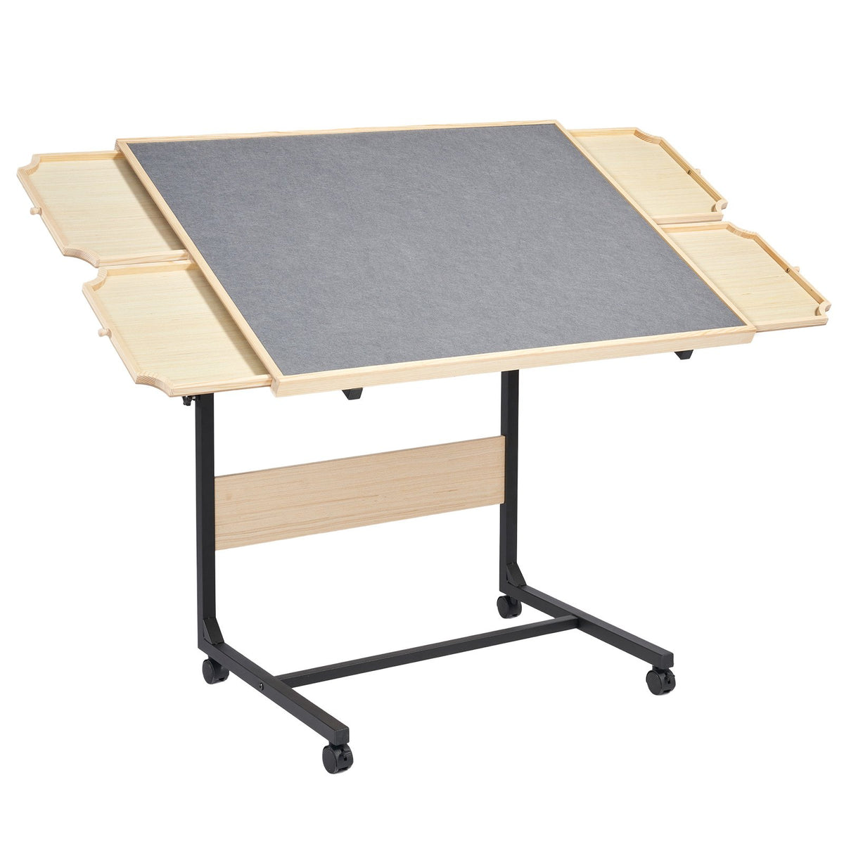 1500 Piece Puzzle Table with Legs, 4 Drawers and Cover, 86x63cm Portable Wooden Board with Wheels, Jigsaw V952-PTZ1500JXWGJ4VSU5001V0